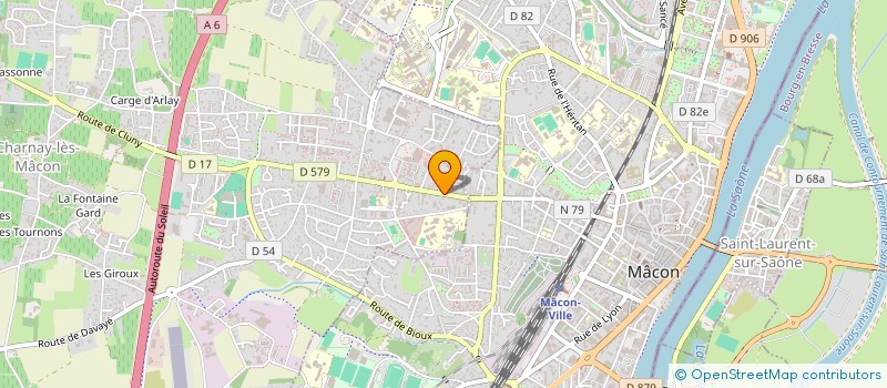 localisation de l'entreprise MADAME ISABELLE NALLET  CHARNAY-LES-MACON