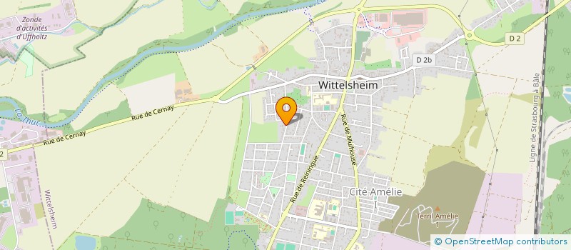 localisation de l'entreprise MADAME ISABELLE NAPOLI à WITTELSHEIM