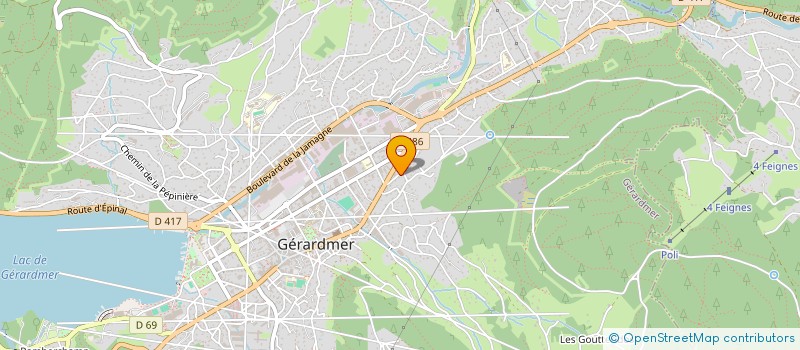 localisation de l'entreprise MADAME ISABELLE NARGIL  GERARDMER