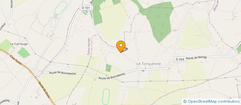 localisation de l'entreprise MADAME ISABELLE NAULET  LE TORQUESNE