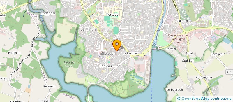 localisation de l'entreprise MADAME ISABELLE NAYL à VANNES