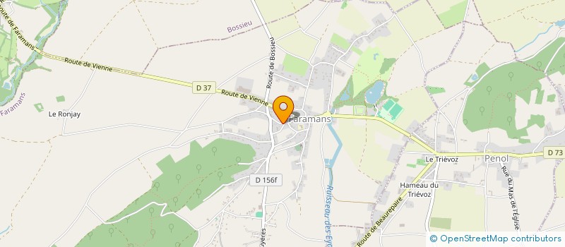 localisation de l'entreprise MADAME ISABELLE NEMOZ  FARAMANS