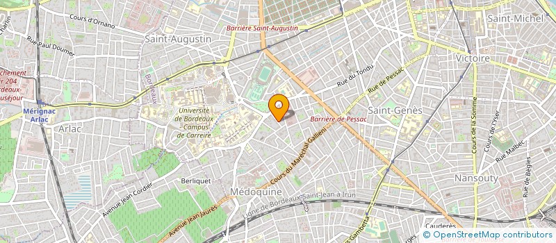 localisation de l'entreprise MADAME ISABELLE NERO à BORDEAUX
