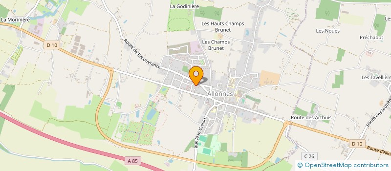 localisation de l'entreprise MADAME ISABELLE NEUILLE à ALLONNES