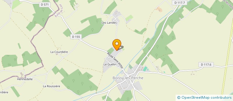 localisation de l'entreprise MADAME ISABELLE NICAULT à BOISSY-LES-PERCHE