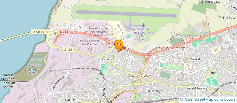 localisation de l'entreprise MADAME ISABELLE NICOLEAU  LA ROCHELLE