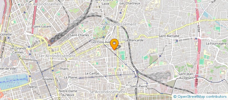 localisation de l'entreprise MADAME ISABELLE NIDDAM  MARSEILLE