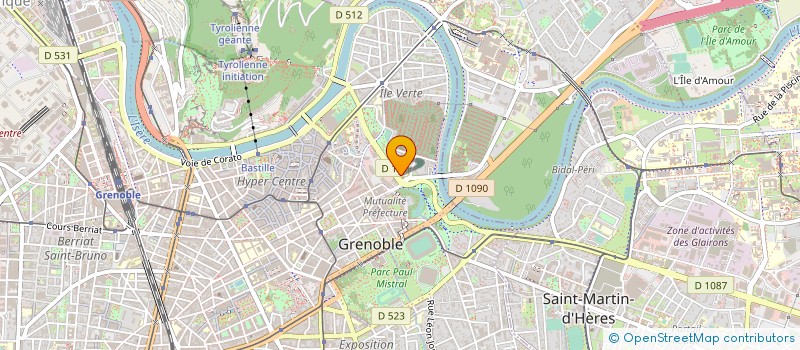 localisation de l'entreprise MADAME ISABELLE NIZIERS  GRENOBLE