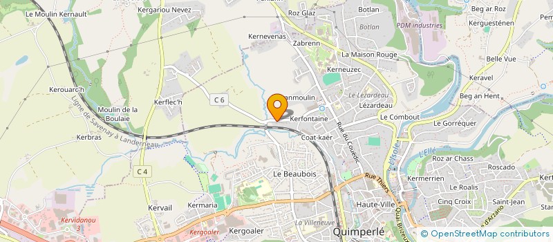 localisation de l'entreprise MADAME ISABELLE NOGUES  PLOUGASTEL-DAOULAS