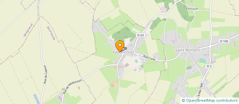 localisation de l'entreprise MADAME ISABELLE NORMAND  VAUDRICOURT