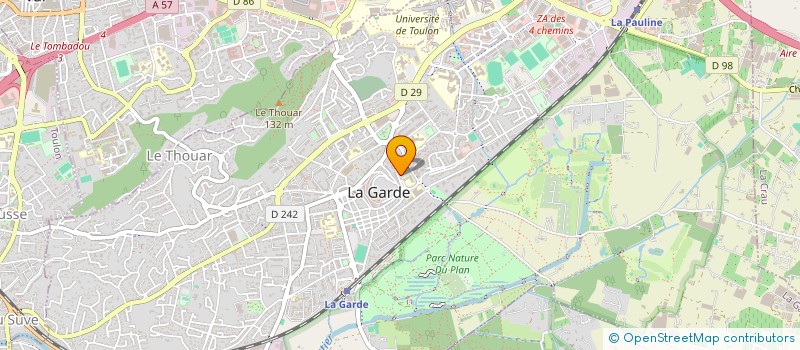 localisation de l'entreprise MADAME ISABELLE NOUDEAU  LA GARDE