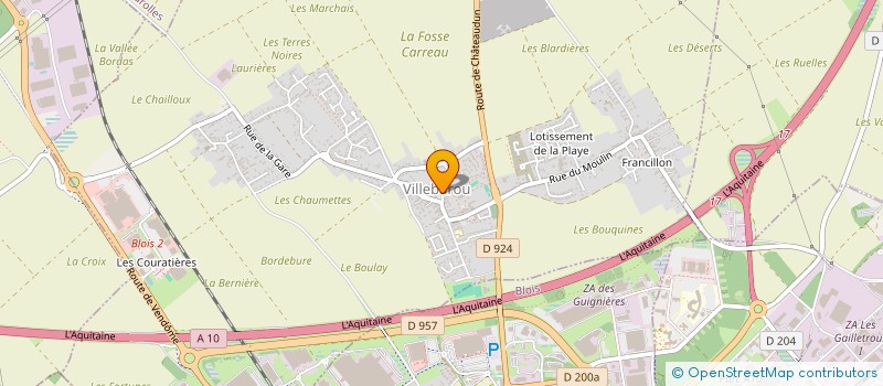 localisation de l'entreprise MADAME ISABELLE NOUVELLON  VILLEBAROU