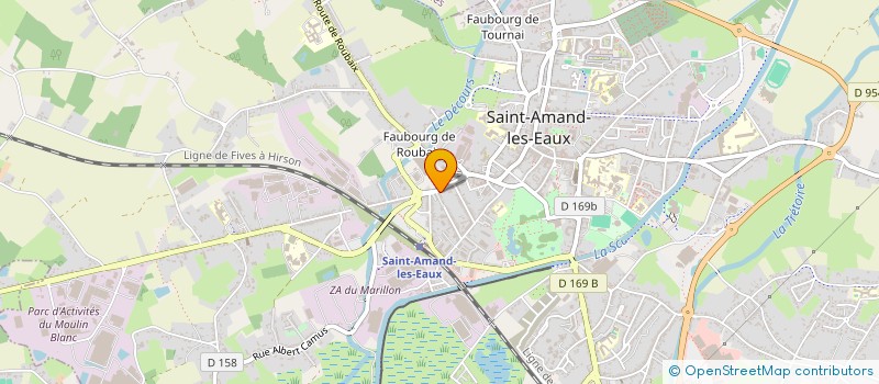 localisation de l'entreprise MADAME ISABELLE NOWAK à SAINT-AMAND-LES-EAUX