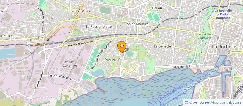 localisation de l'entreprise MADAME ISABELLE NOWAK à LA ROCHELLE
