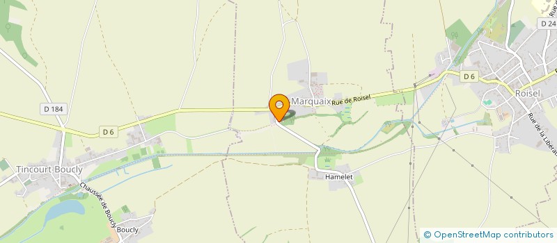 localisation de l'entreprise MADAME ISABELLE OBRON  MARQUAIX