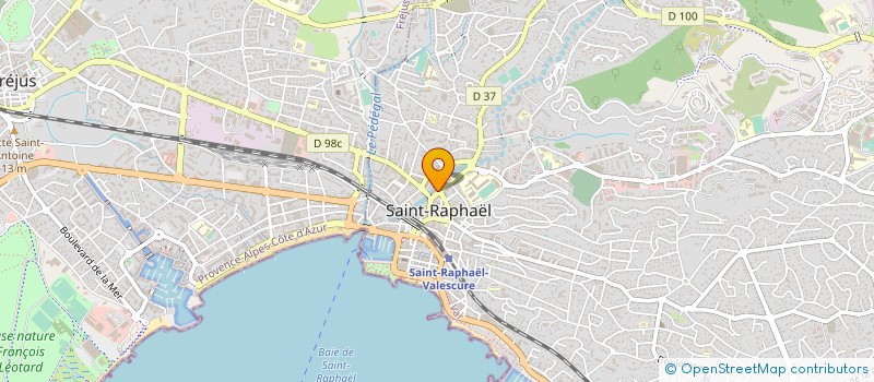 localisation de l'entreprise MADAME ISABELLE OCCELLI à SAINT-RAPHAEL