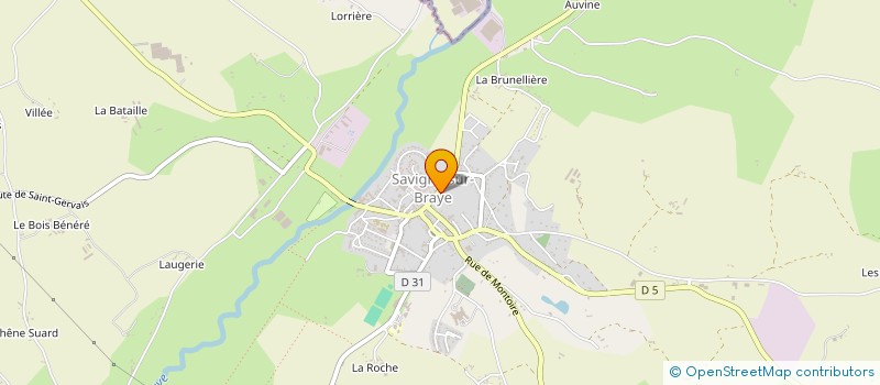 localisation de l'entreprise MADAME ISABELLE OCHOA à SAVIGNY-SUR-BRAYE