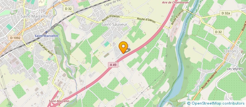 localisation de l'entreprise MADAME ISABELLE OFFRET  SAINT-SAUVEUR