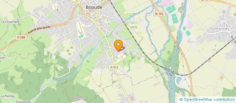 localisation de l'entreprise MADAME ISABELLE OLEON  BRIOUDE