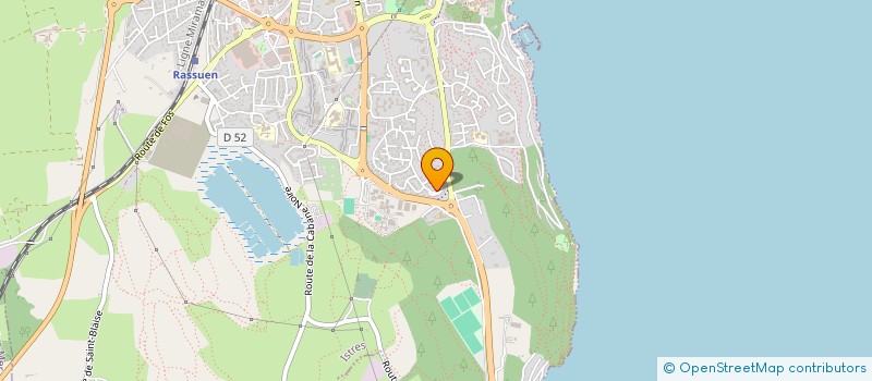 localisation de l'entreprise MADAME ISABELLE OLIVES  ISTRES