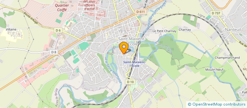 localisation de l'entreprise MADAME ISABELLE OLIVIER à SAINT-MAIXENT-L'ECOLE
