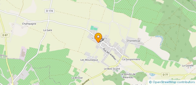 localisation de l'entreprise MADAME ISABELLE OLIVIER  VAUDELNAY