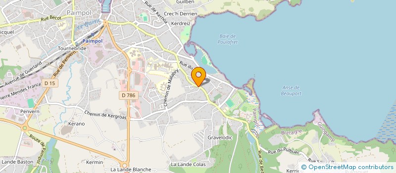 localisation de l'entreprise MADAME ISABELLE OLIVRY à PAIMPOL