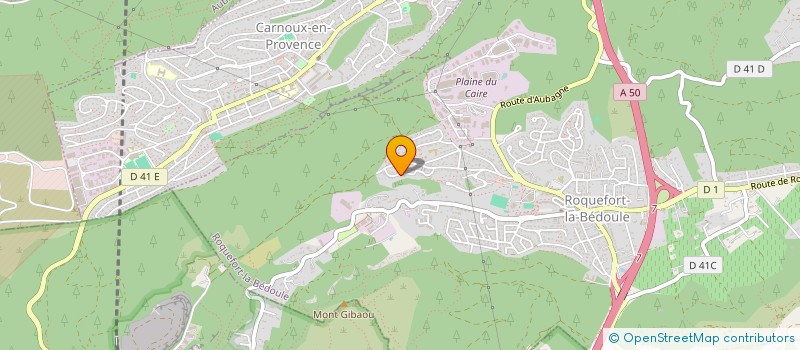 localisation de l'entreprise MADAME ISABELLE ORSINI  ROQUEFORT-LA-BEDOULE