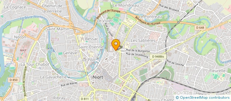 localisation de l'entreprise MADAME ISABELLE ORY à NIORT