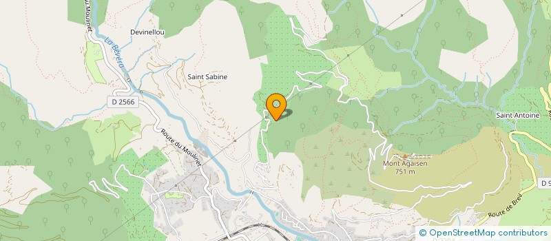 localisation de l'entreprise MADAME ISABELLE OSCHE  SOSPEL