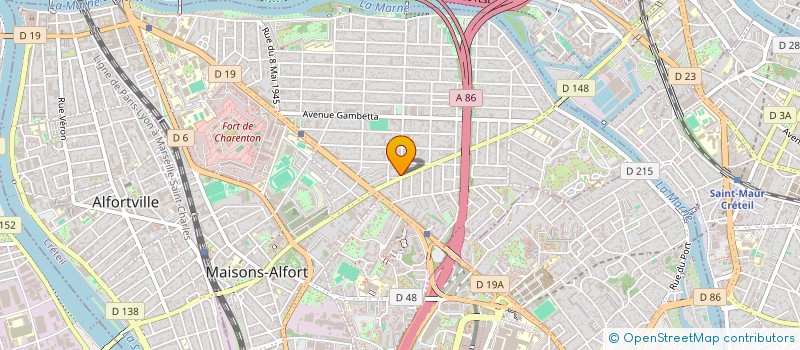 localisation de l'entreprise MADAME ISABELLE OUDOT à MAISONS-ALFORT