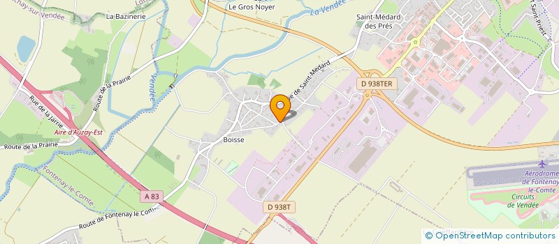 localisation de l'entreprise MADAME ISABELLE PACHAREL  COURLAY