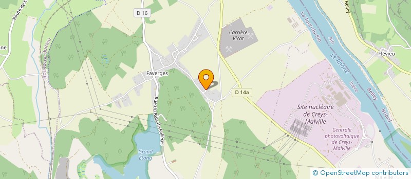 localisation de l'entreprise MADAME ISABELLE PAGAY  CREYS-MEPIEU