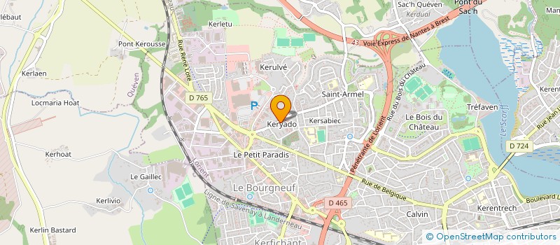 localisation de l'entreprise MADAME ISABELLE PAILLARD à LORIENT