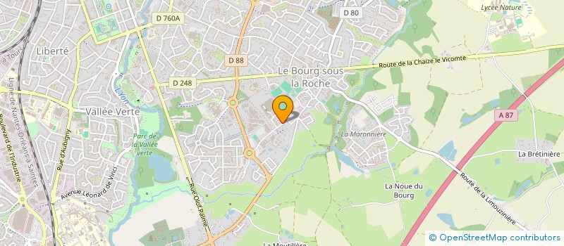 localisation de l'entreprise MADAME ISABELLE PAILLAT à LA ROCHE-SUR-YON