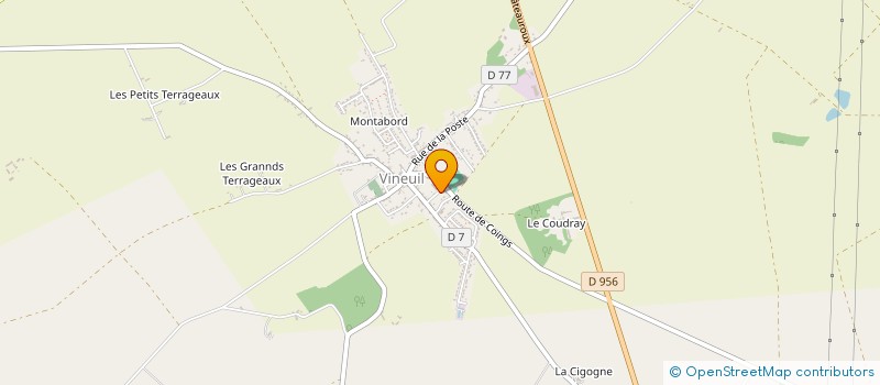 localisation de l'entreprise MADAME ISABELLE PAILLISSON à VINEUIL