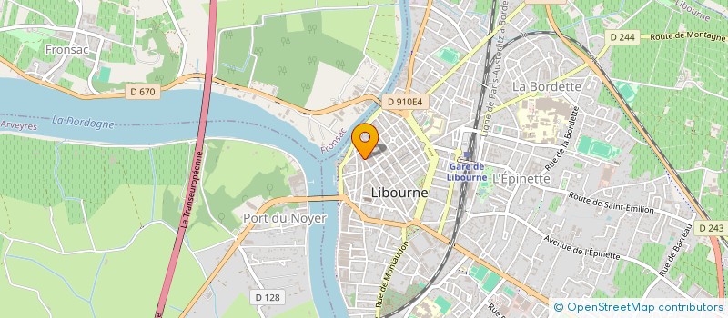 localisation de l'entreprise MADAME ISABELLE PAIS à LIBOURNE