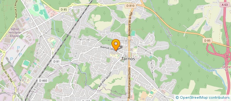 localisation de l'entreprise MADAME ISABELLE PAJOT  TARNOS