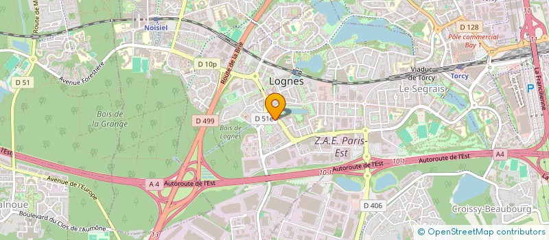 localisation de l'entreprise MADAME ISABELLE PALANT à LOGNES