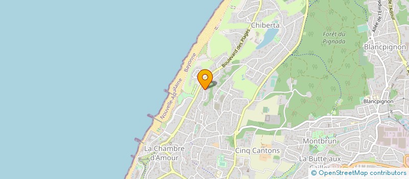 localisation de l'entreprise MADAME ISABELLE PALE à ANGLET
