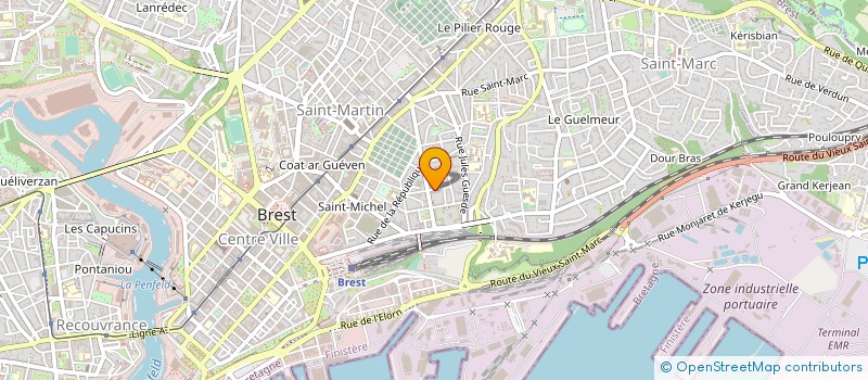 localisation de l'entreprise MADAME ISABELLE PAPE à BREST