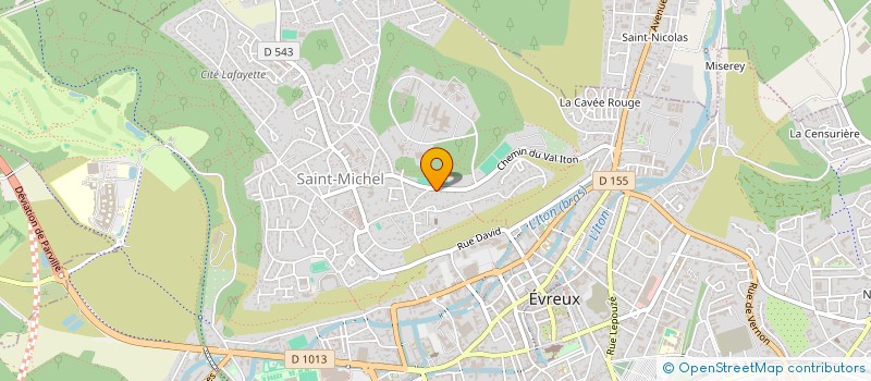 localisation de l'entreprise MADAME ISABELLE PAQUET à EVREUX