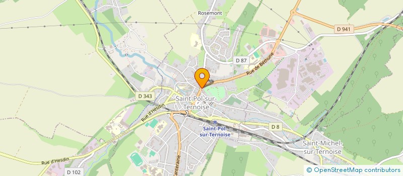 localisation de l'entreprise MADAME ISABELLE PARCINSKI à SAINT-POL-SUR-TERNOISE