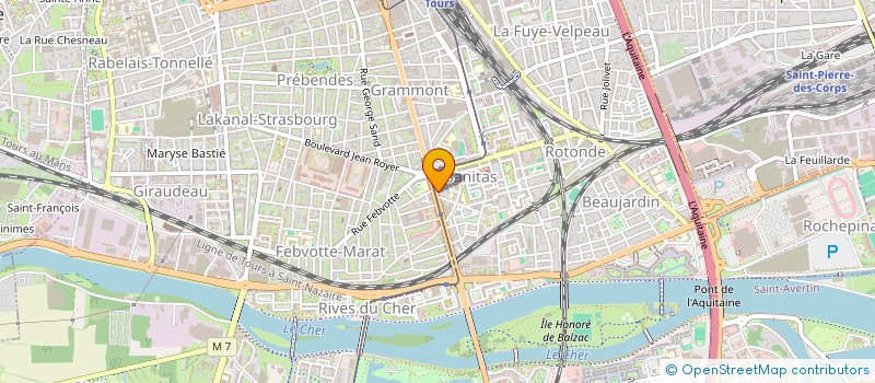 localisation de l'entreprise MADAME ISABELLE PARIS  TOURS