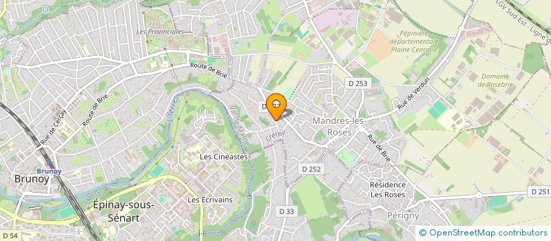 localisation de l'entreprise MADAME ISABELLE PASCU  MANDRES-LES-ROSES