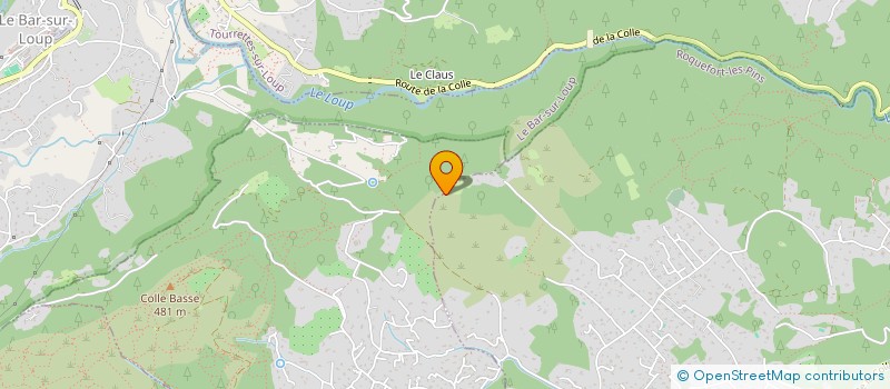 localisation de l'entreprise MADAME ISABELLE PATAUD  ROQUEFORT-LES-PINS