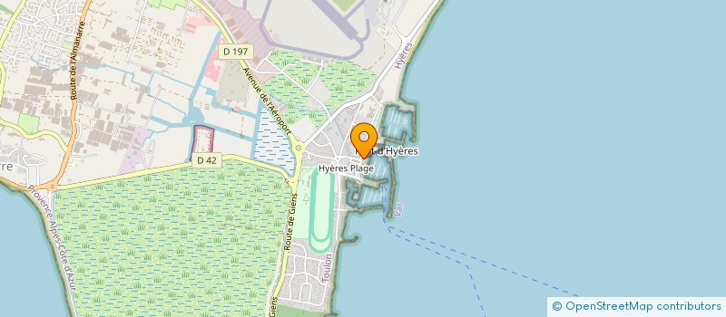 localisation de l'entreprise MADAME ISABELLE PATOUT  HYERES