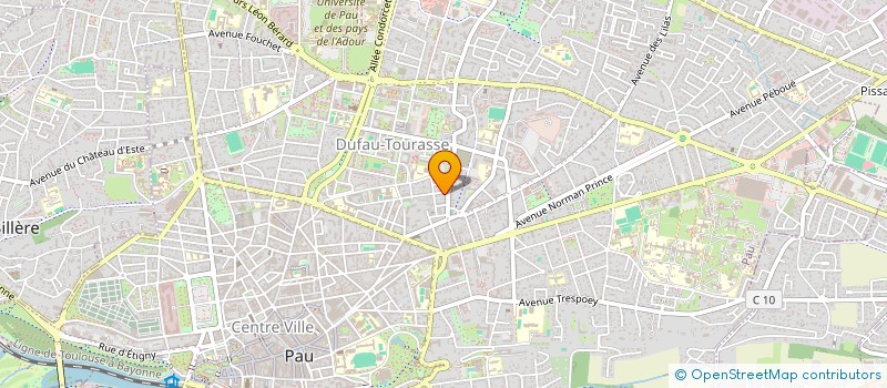 localisation de l'entreprise MADAME ISABELLE PAULIGNAN à PAU