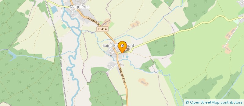 localisation de l'entreprise MADAME ISABELLE PAULUS  SAINT-PIERREMONT