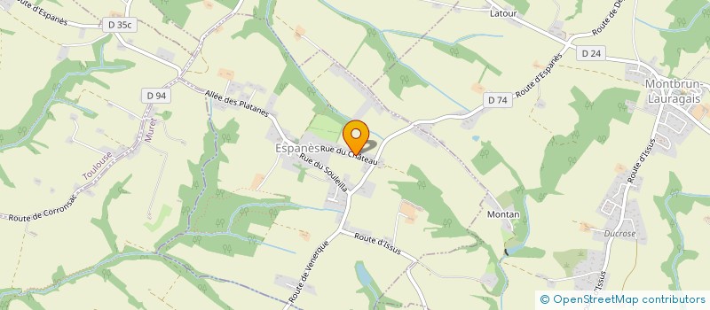 localisation de l'entreprise MADAME ISABELLE PAUMARD  ESPANES